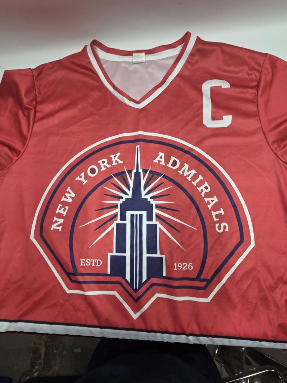 Heated Rivalry Scot Hunter New York Admirals Captains Jersey Men's XXL - Picture 3 of 16